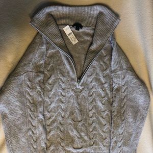 Women’s 1/4 zip JCrew sweater new with tags size M